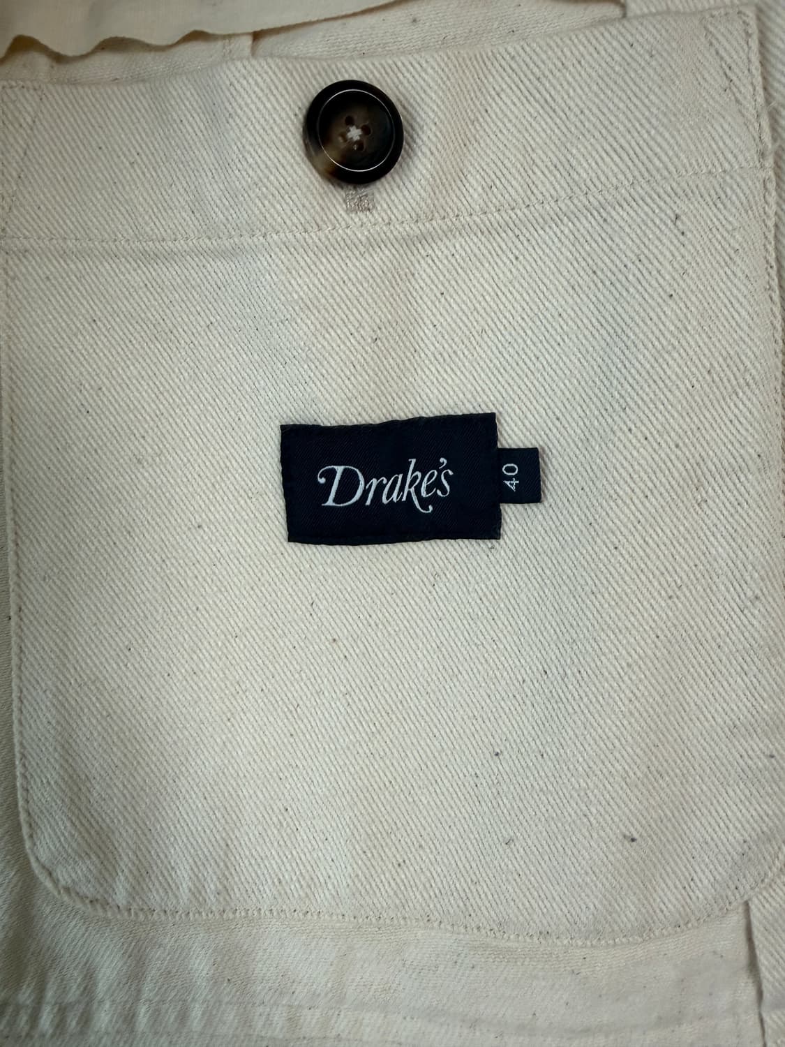 드레익스 에크루데님 게임스블레이져 40사이즈 상품이미지3