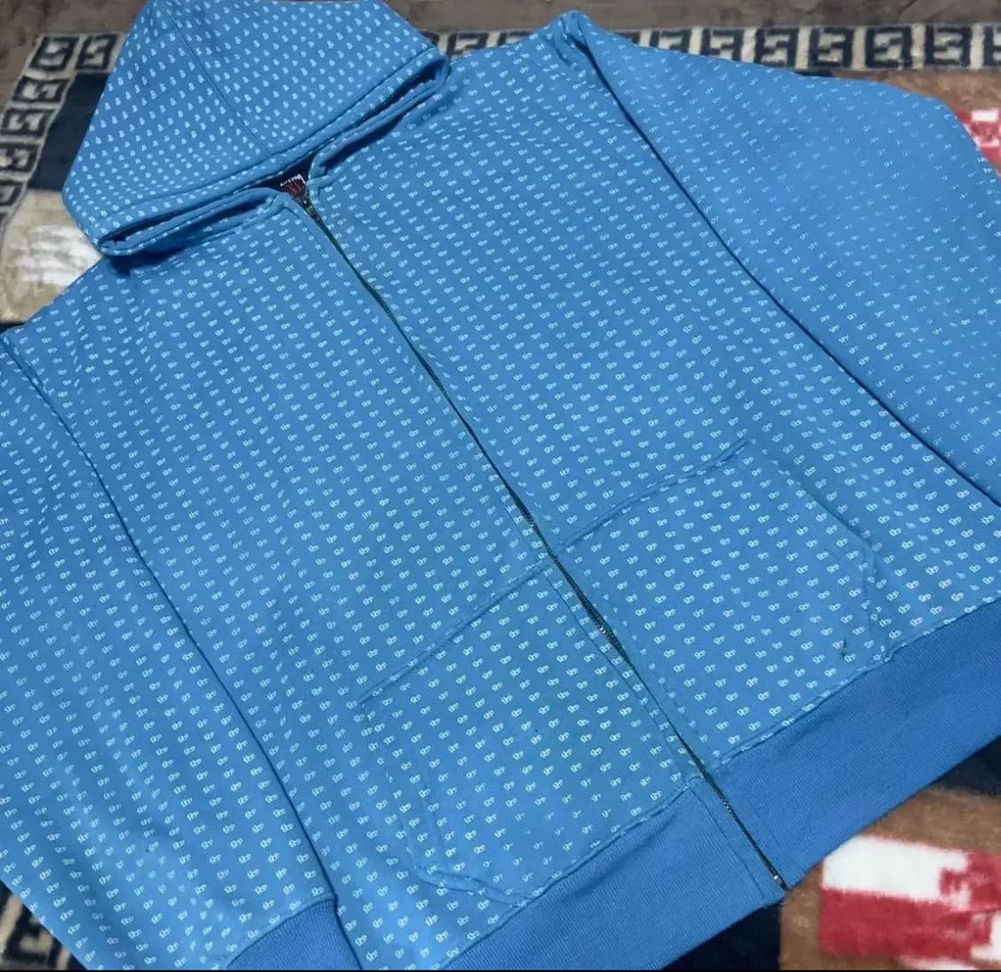 올드스투시 로고 후드집업 상품이미지1