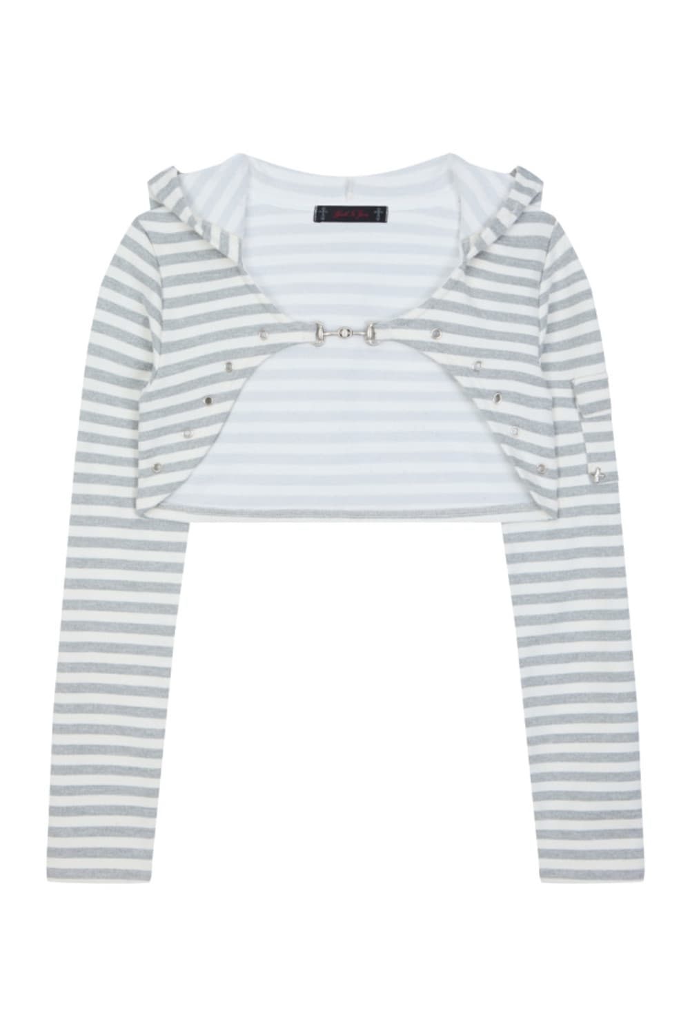 유스이즈유어스 그레이 셋업 레그워머 볼레로 반바지 나시 갸루 니혼진 상품이미지2