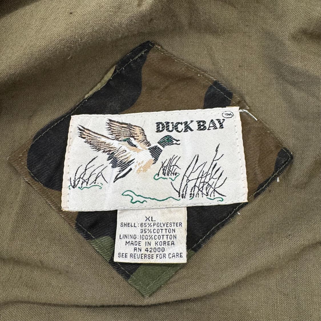 80s Duck Bay 우드랜드 M65 필드 자켓 (XL)   상품이미지7