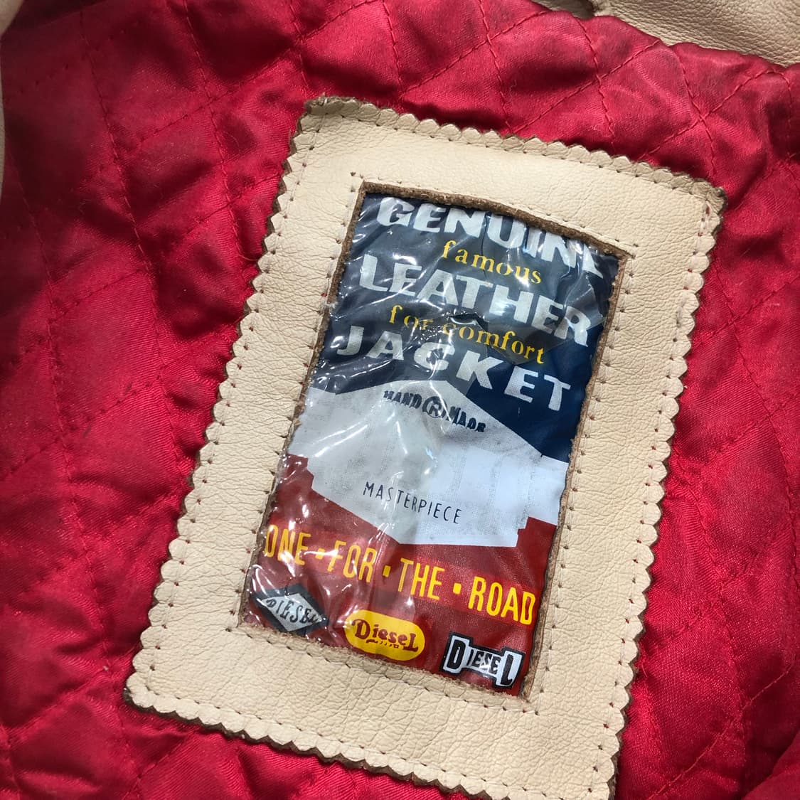 디젤 90s 레더 바이커 가죽 라이더 자켓 상품이미지7