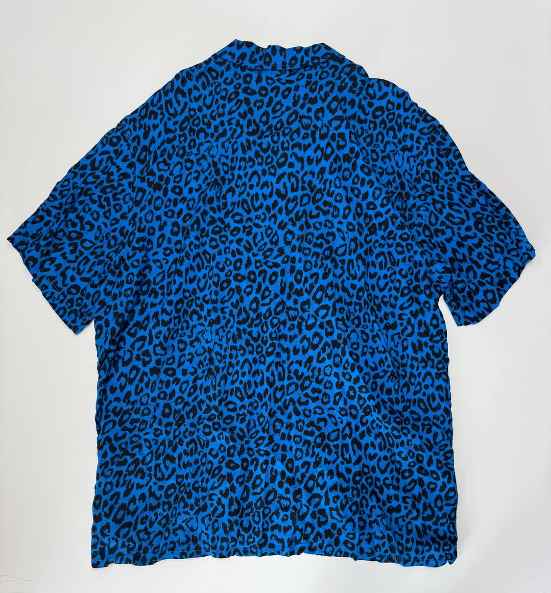 오베이 OBEY 레오파드 비스코스 오버핏 반팔 셔츠 2XL 상품이미지2