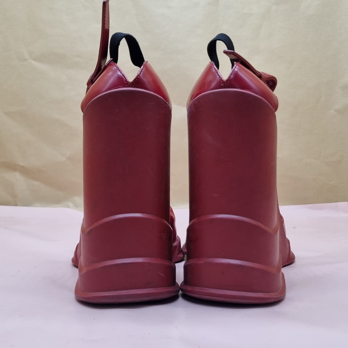 프라다 웻지T 스트랩힐250-255 상품이미지4