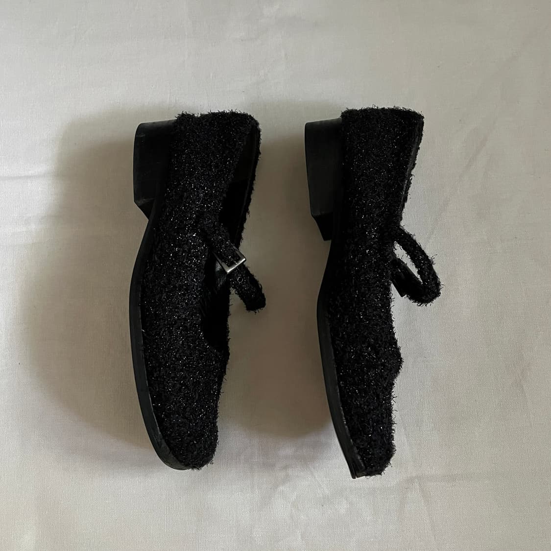 90s hairy tweed mary janes 상품이미지3