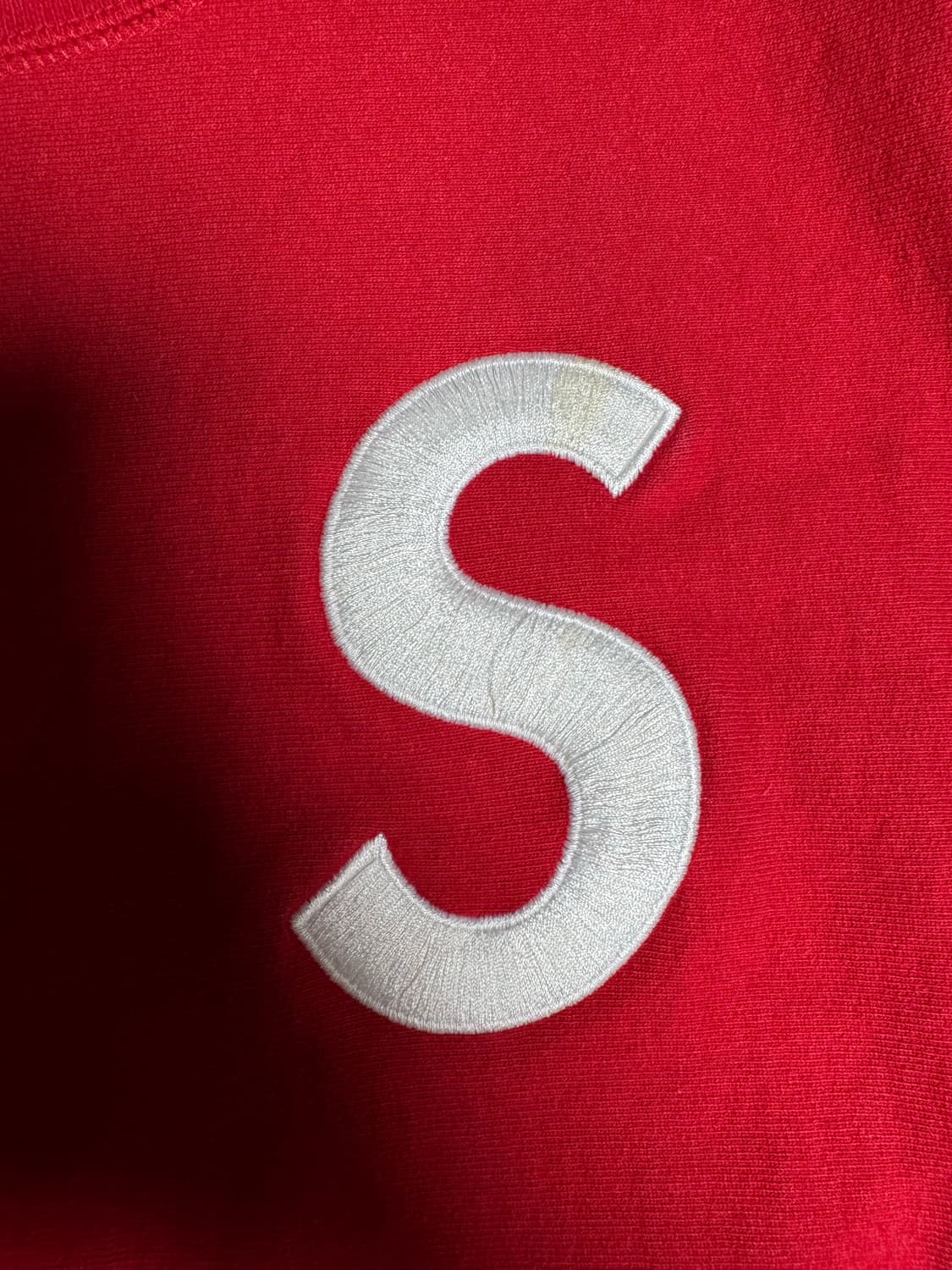 슈프림 S로고 크루넥 맨투맨 레드 L 상품이미지3