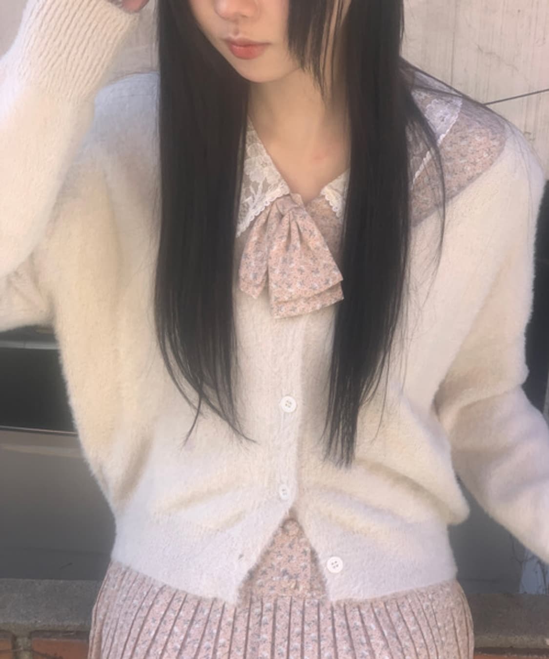 Angora Knit Cardigan 상품이미지1