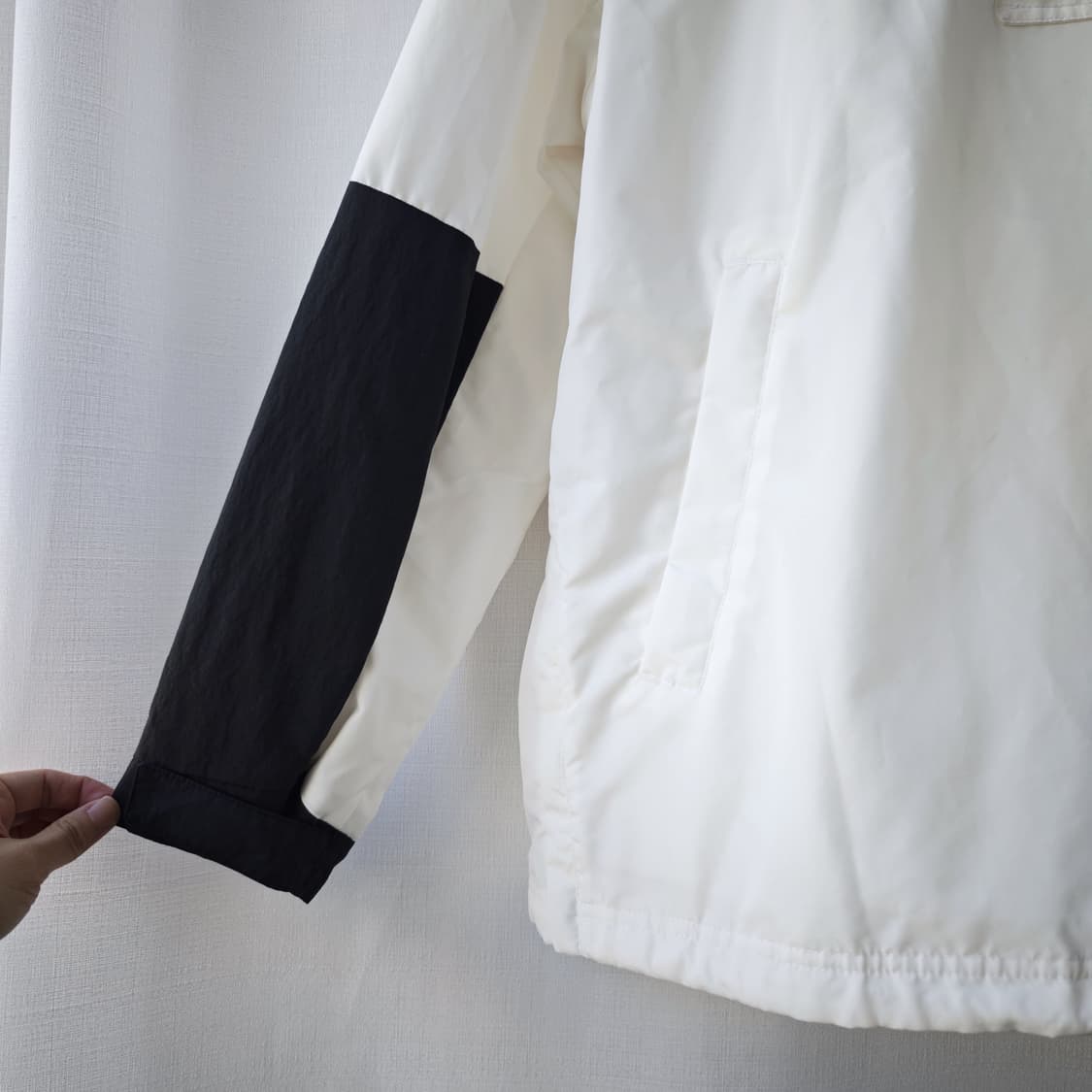 노스페이스 화이트 라벨 달튼 아노락 자켓 화이트 블랙 XL(105) 상품이미지3