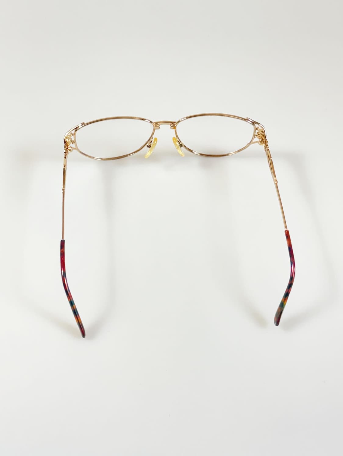 90s 유로피안 골드 레오파드 오벌 프레임 빈티지 안경 상품이미지8