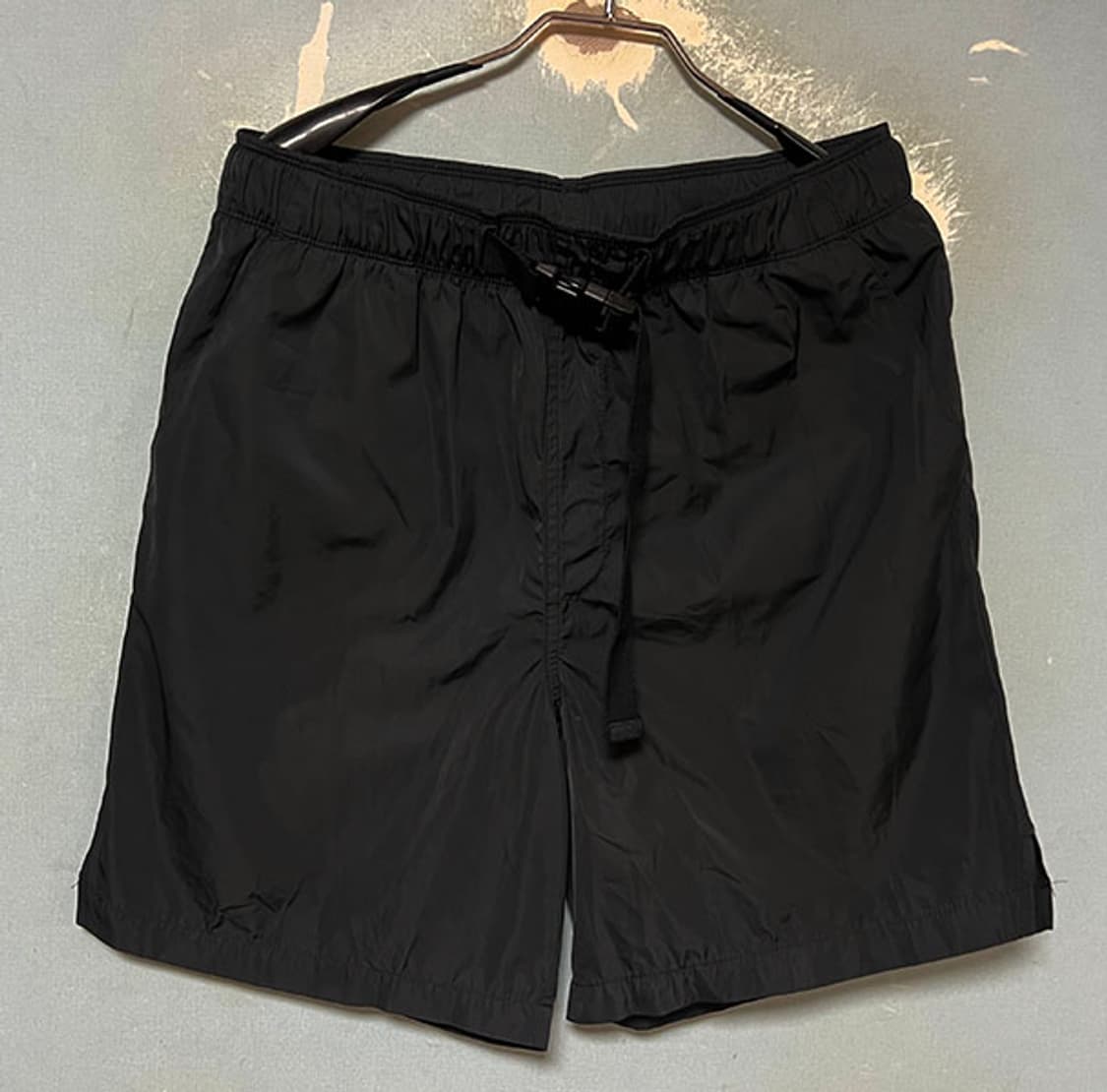 아디다스 테크팬츠 벨티드 남자 블랙 반바지 우븐쇼츠 나일론 L 32 상품이미지1