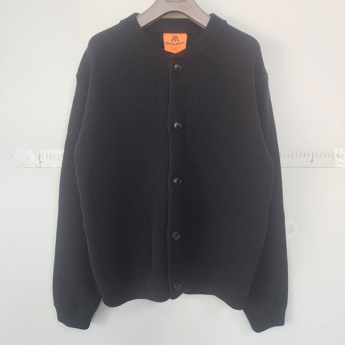 안데르센 안데르센 블랙 니트 가디건 상품이미지1