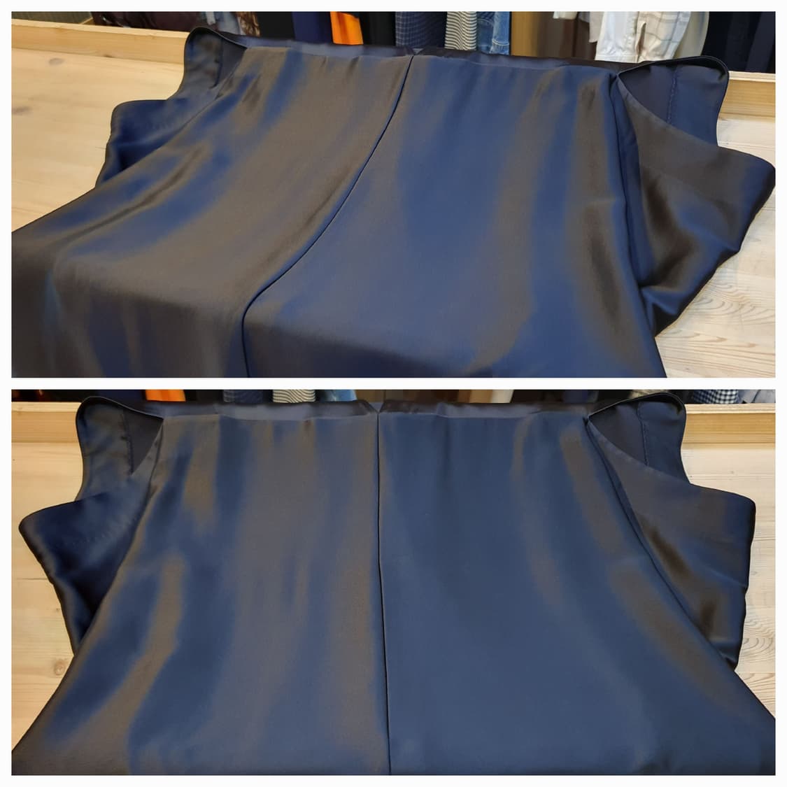 66.COS 브이넥 블랙 원피스 상품이미지5