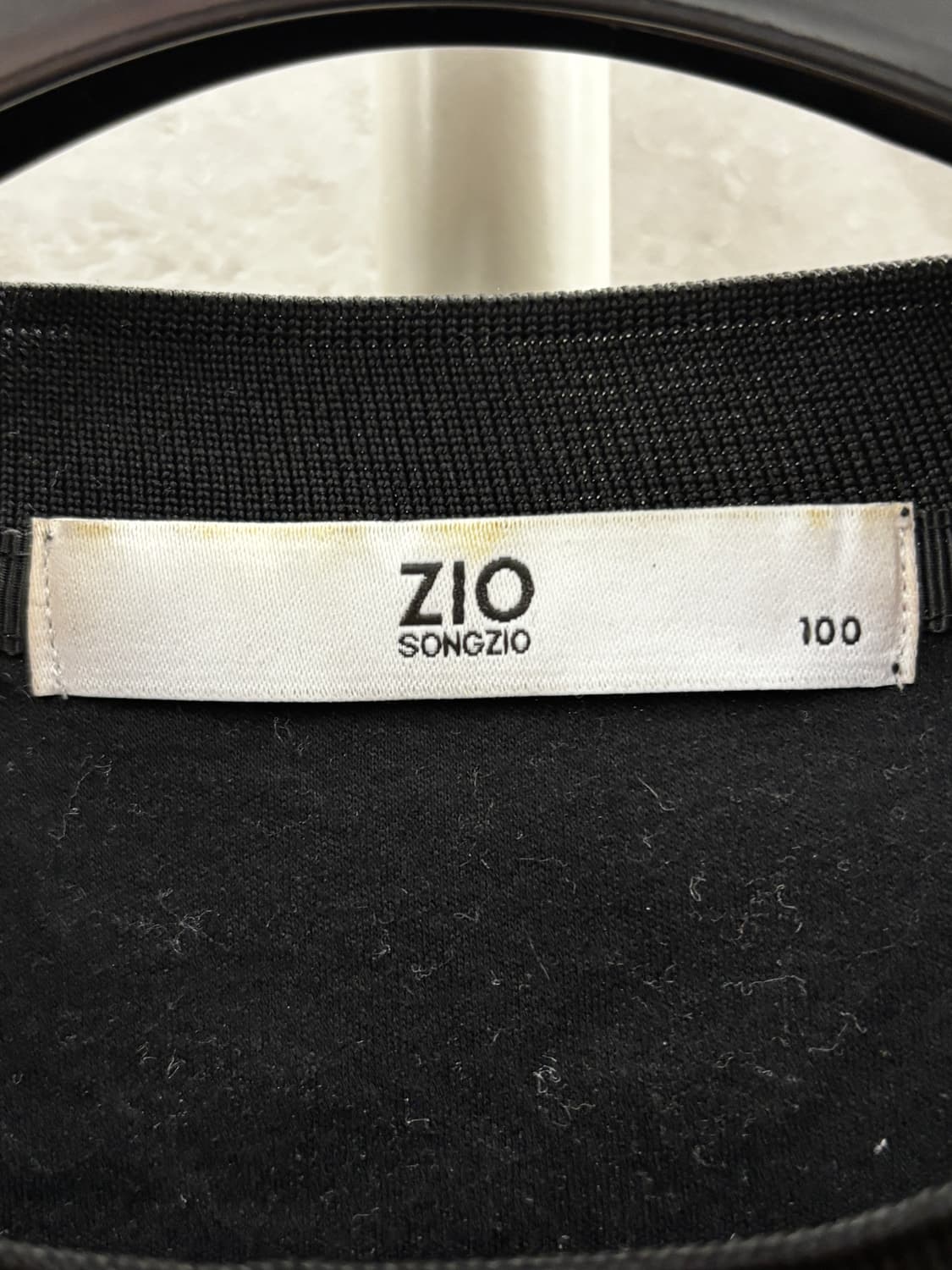 ZIO SONGZIO 아담 창조 반팔 티셔츠 블랙 100 상품이미지4