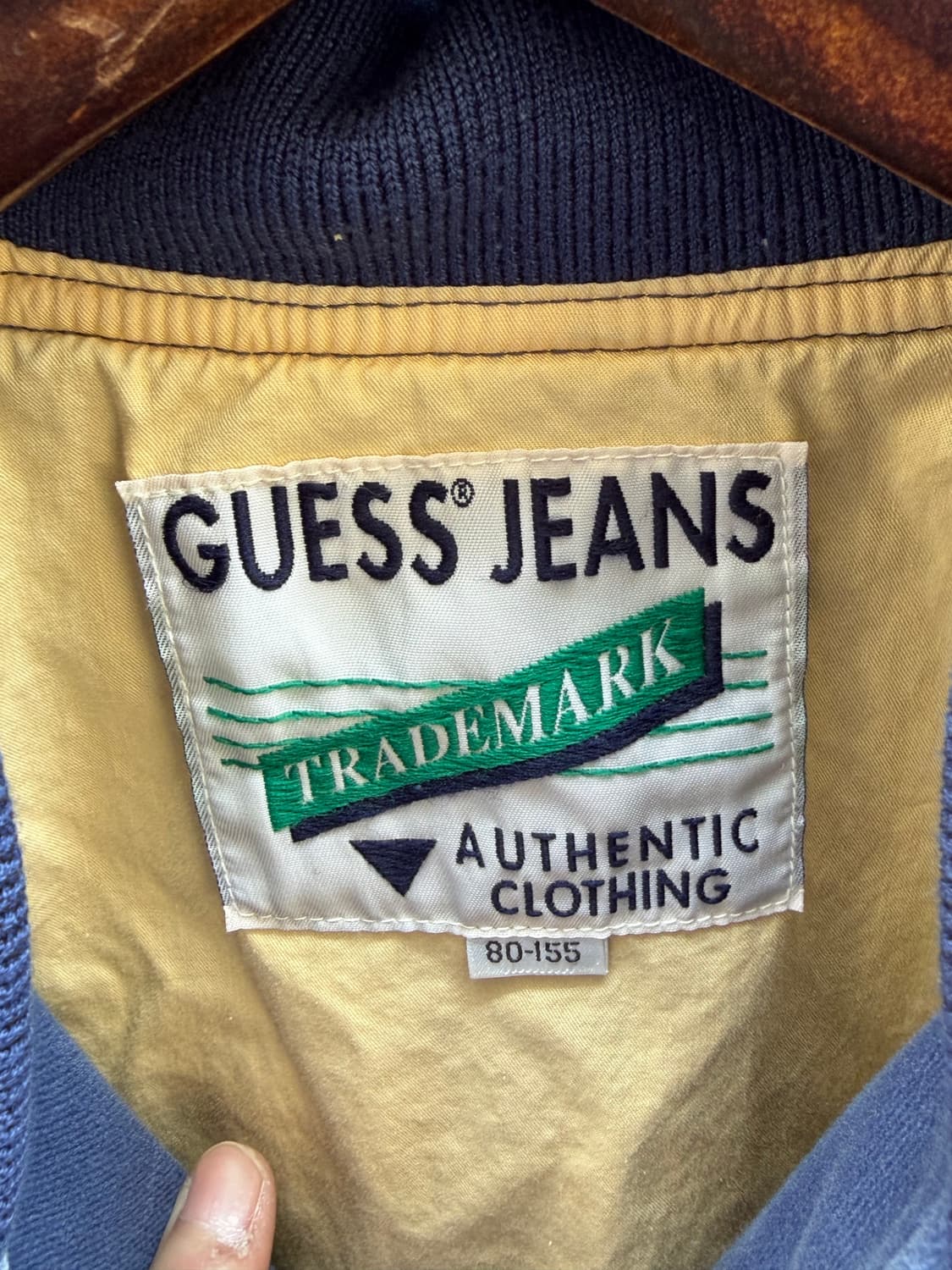 90s 올드게스 (두산) 바시티자켓 상품이미지4