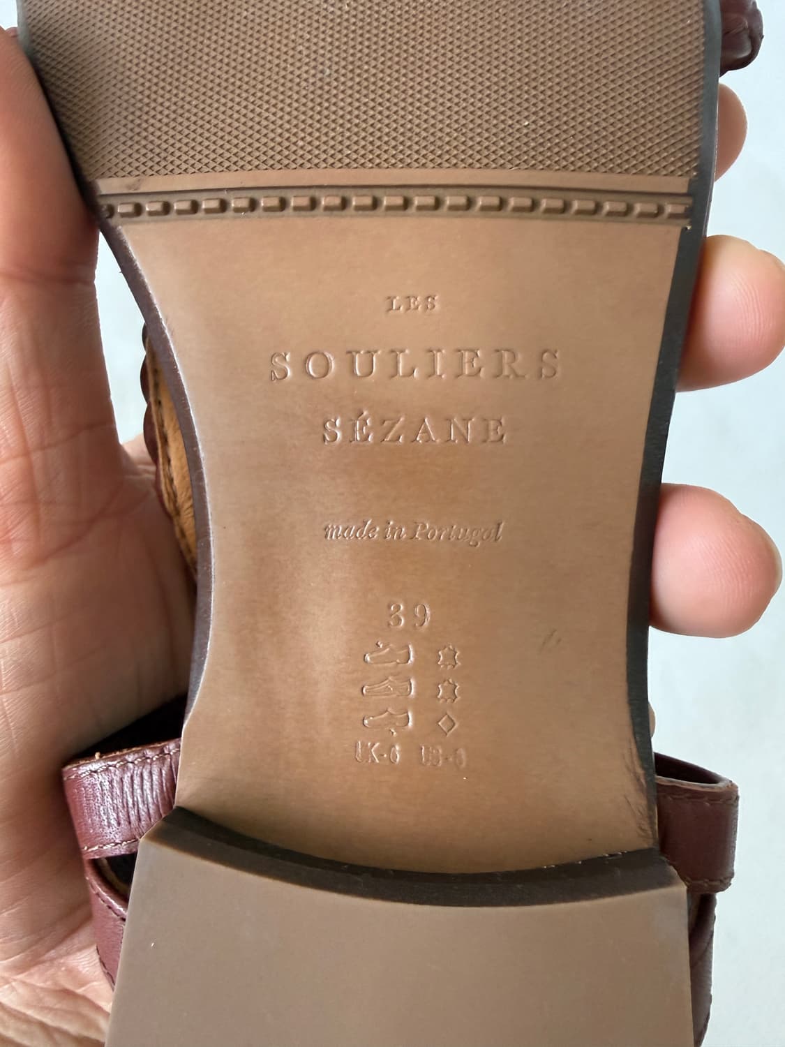 [EU39]SOULIERS Sézane 레더 샌들 상품이미지8