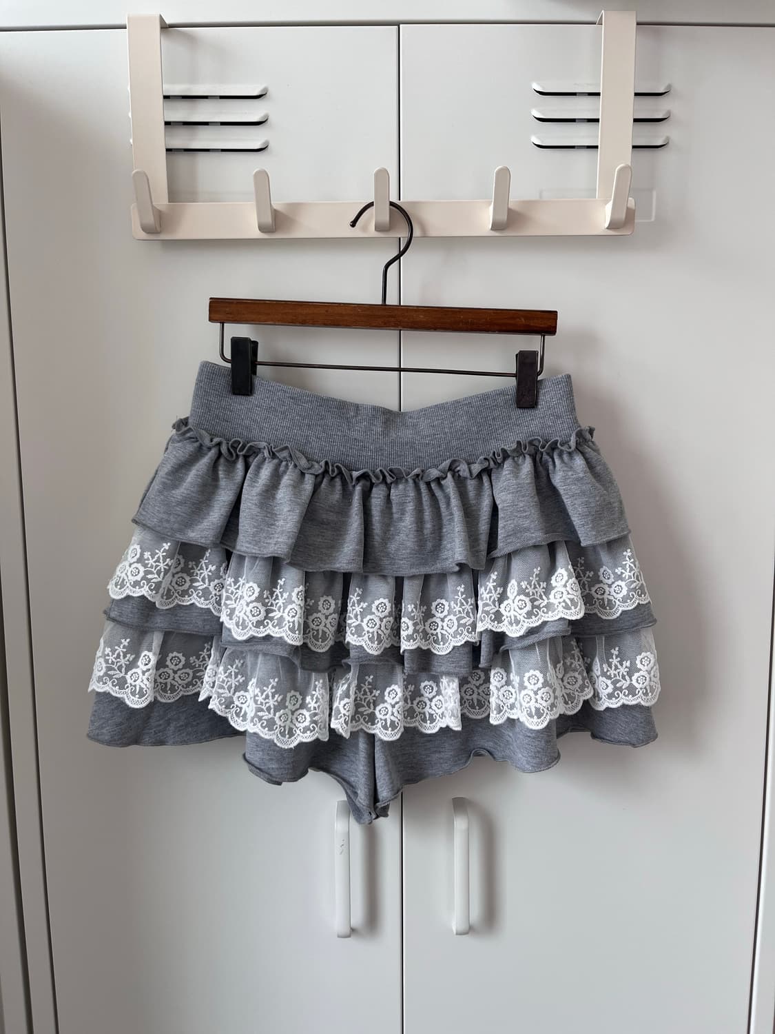 Vintage 레이스 레이어드 큐롯 팬츠 치마바지 상품이미지5