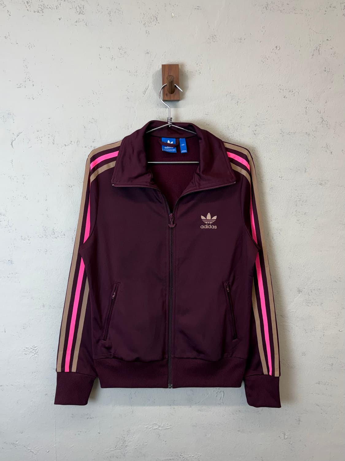 아디다스 파이어버드 버건디 삼선 트랙탑 져지 상품이미지1