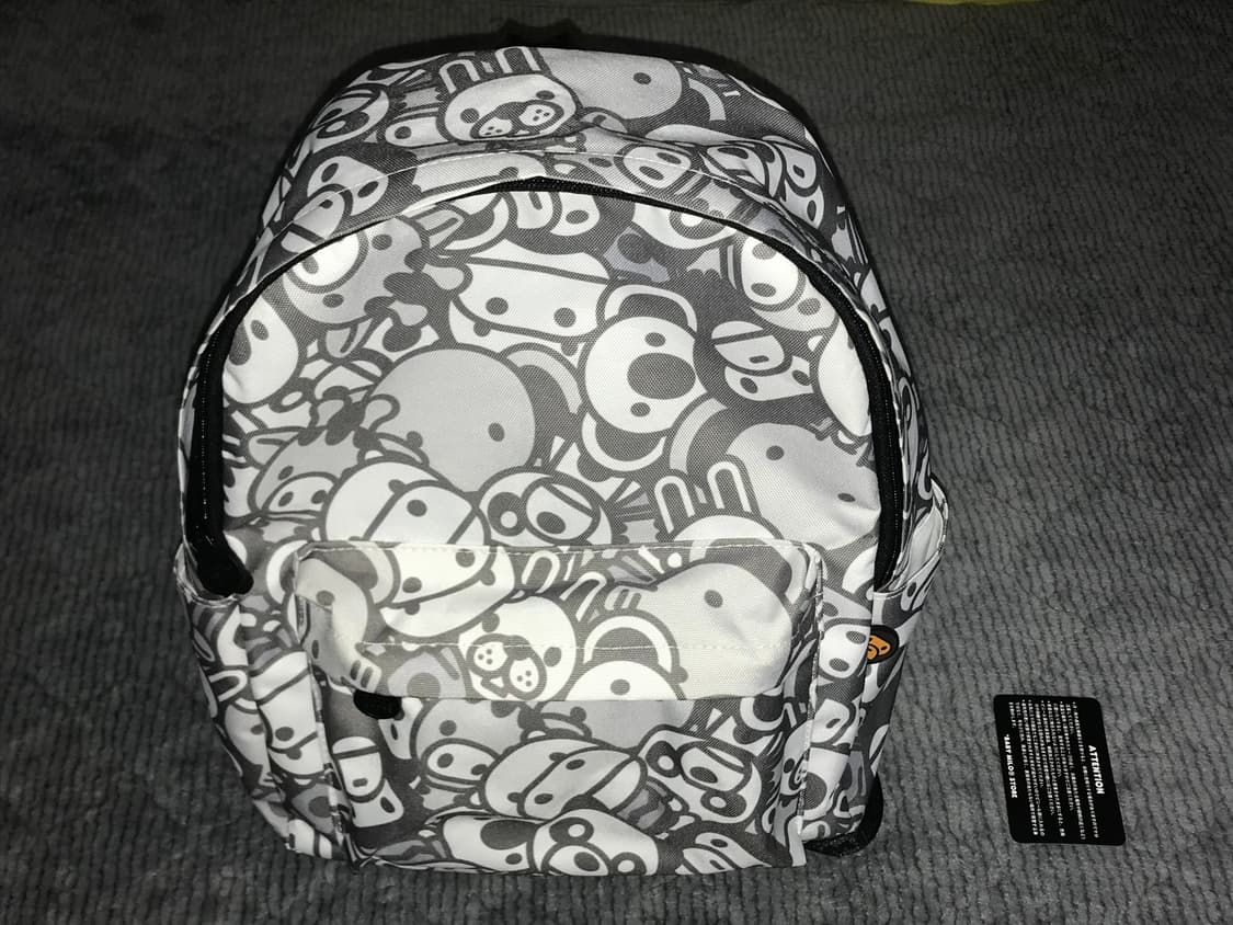 베이프 베이비마일로 백팩 화이트 M 상품이미지3