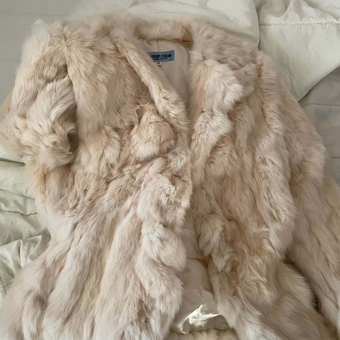 빈티지 퍼자켓 레빗 퍼 자켓 페어리 아우터 달천깔 일본빈티지 양산형 모리 상품이미지4