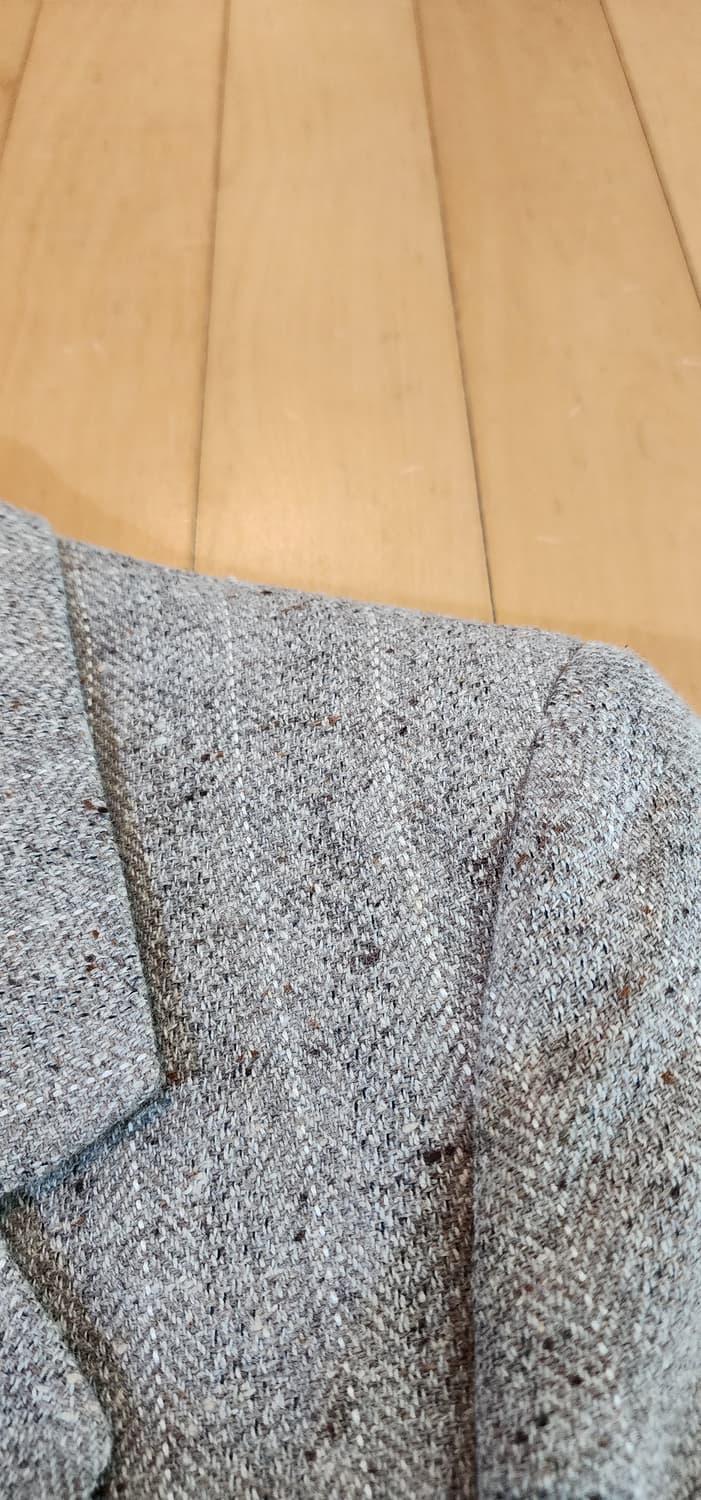 연그레이/연브라운 모직 트위드자켓 슬림XL 상품이미지7