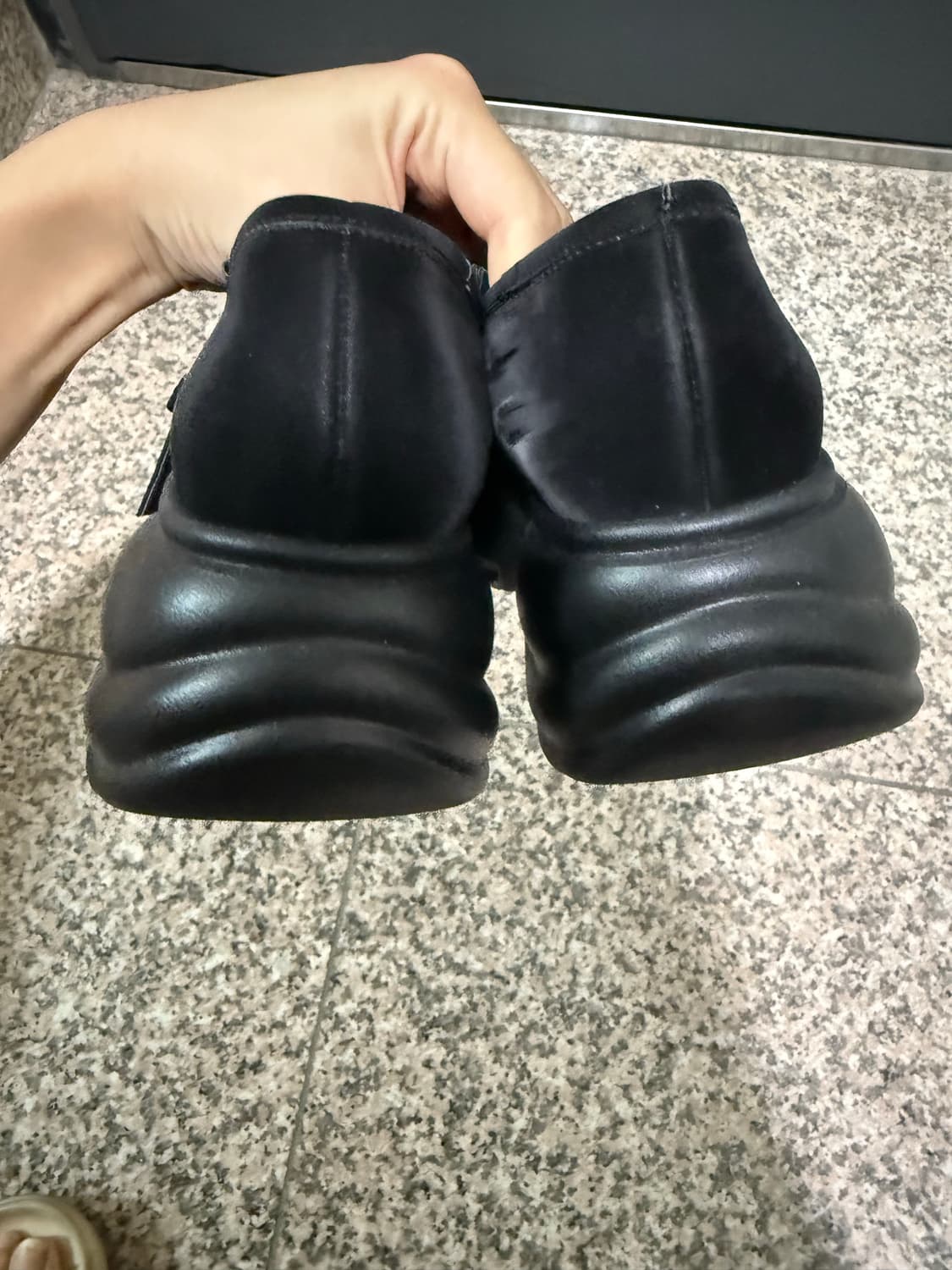 쓰리투에이티 스트랩 메리제인 플랫폼 블랙 245 상품이미지5