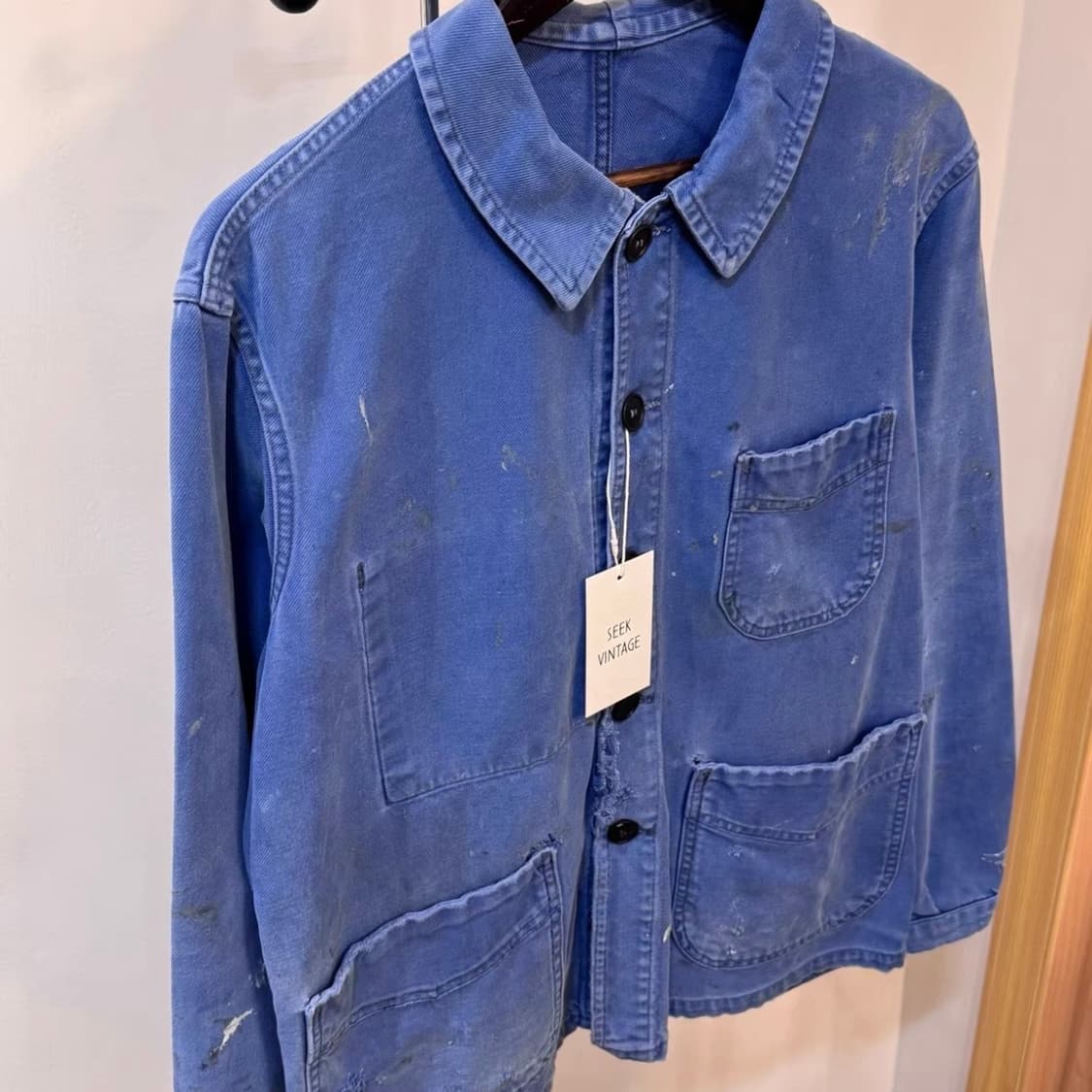 50s-60s 프렌치 워크자켓 (프랑스군 공발 오리지널) 상품이미지4