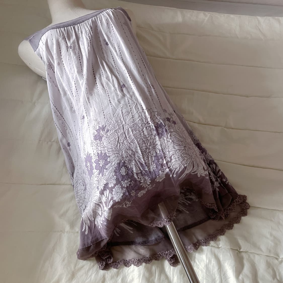 빈티지 나시 잔꽃 나시 모리걸 페어리 모리룩 페어리나시 백예린깔 핀터나시 상품이미지2