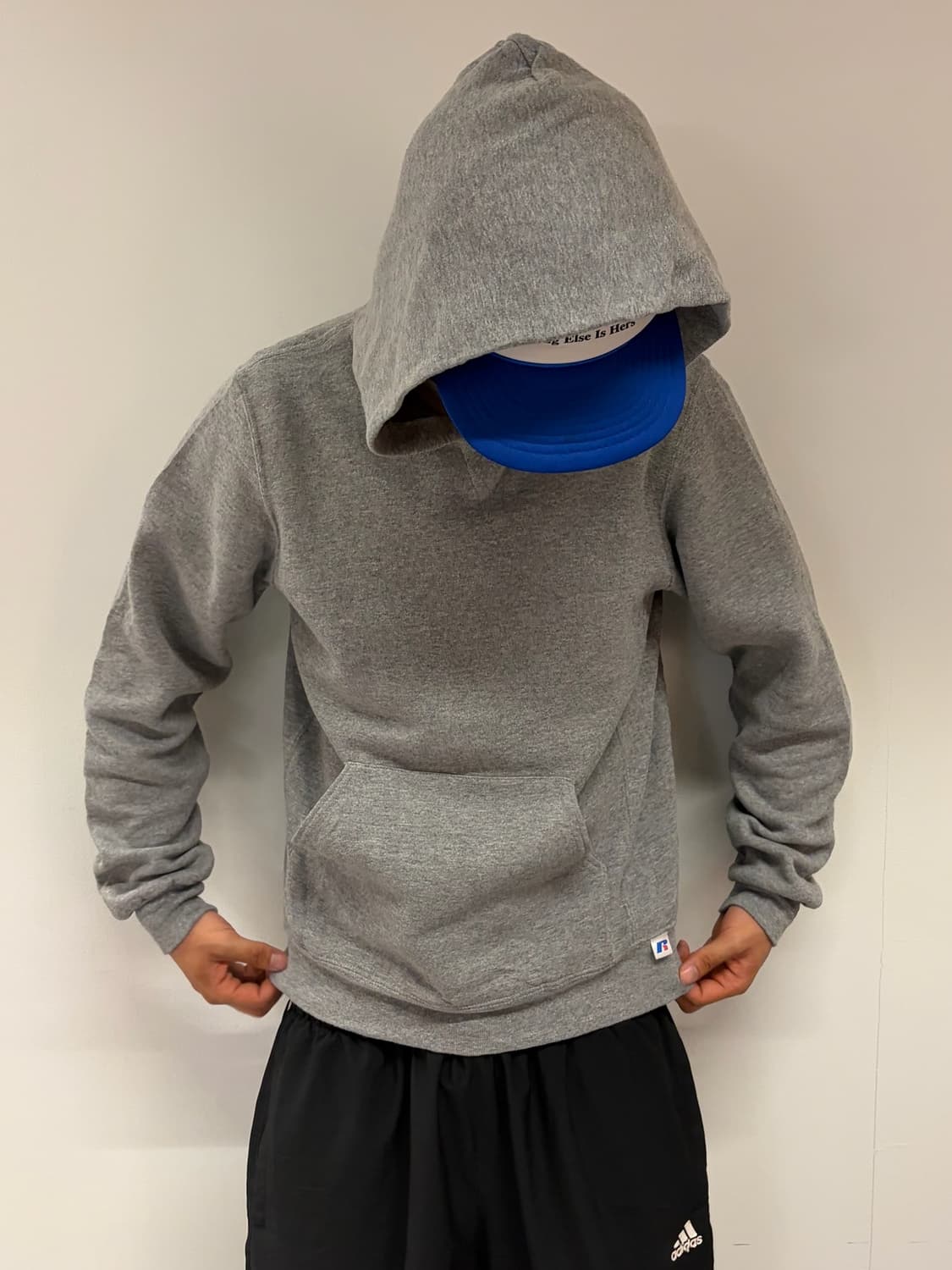 90s RUSSELL 그레이 스웻 후디 상품이미지1