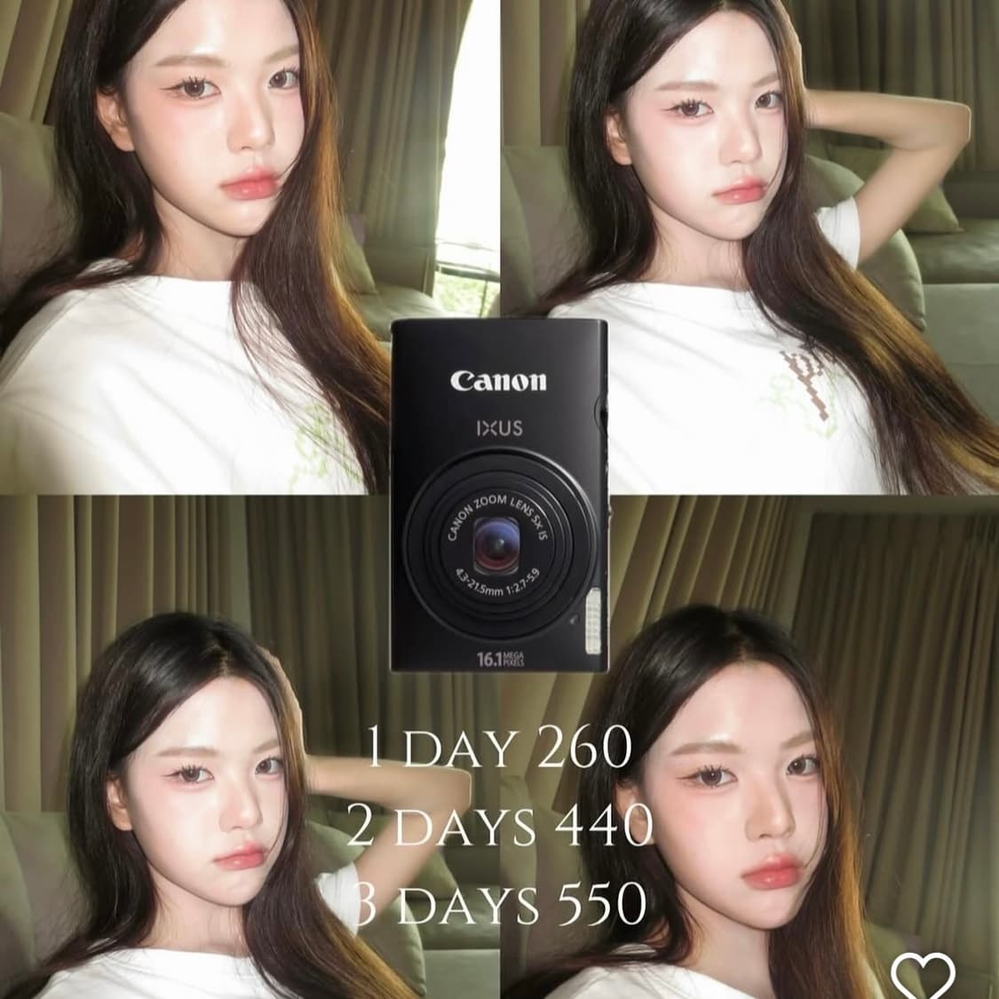 캐논 ixus125hs cannon 디카 핑크  상품이미지7