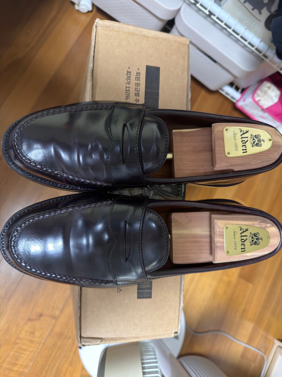 알든 986 슈즈 10.5e 사이즈 (풀박스+알든 슈트리) 상품이미지2