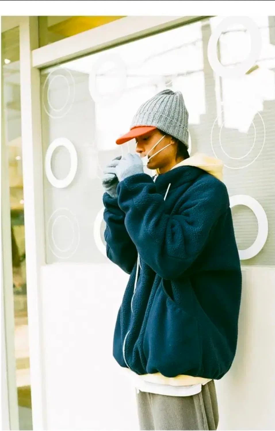 노우트 더블페이스 플리스 집업 점퍼 후리스 2 네이비 상품이미지4