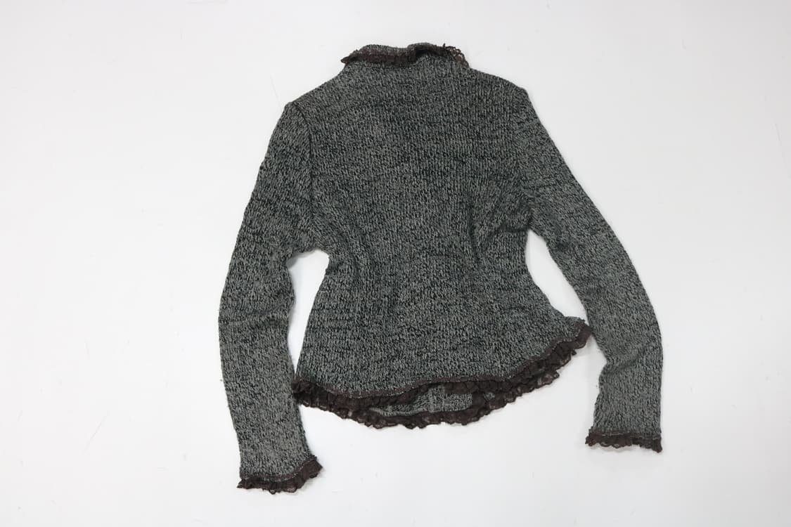 레이스 디테일 니트 가디건 상품이미지7