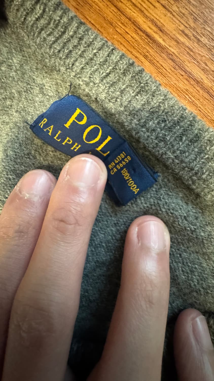 폴로 랄프로렌 니트 그레이 L 상품이미지3