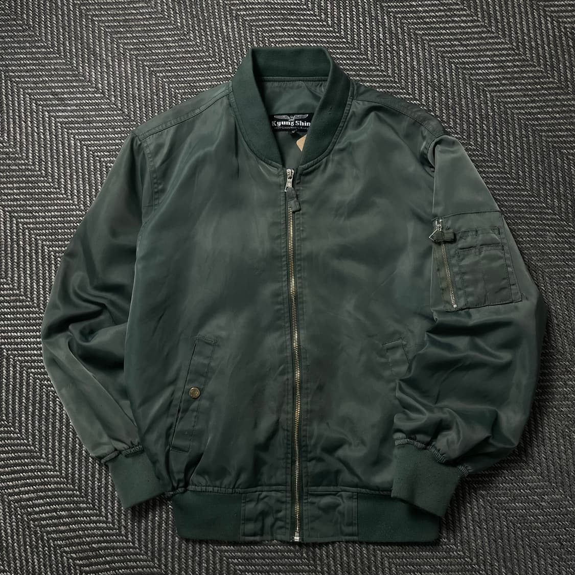 Kyung Shin MA-1 항공 점퍼 카키o 5026 상품이미지1