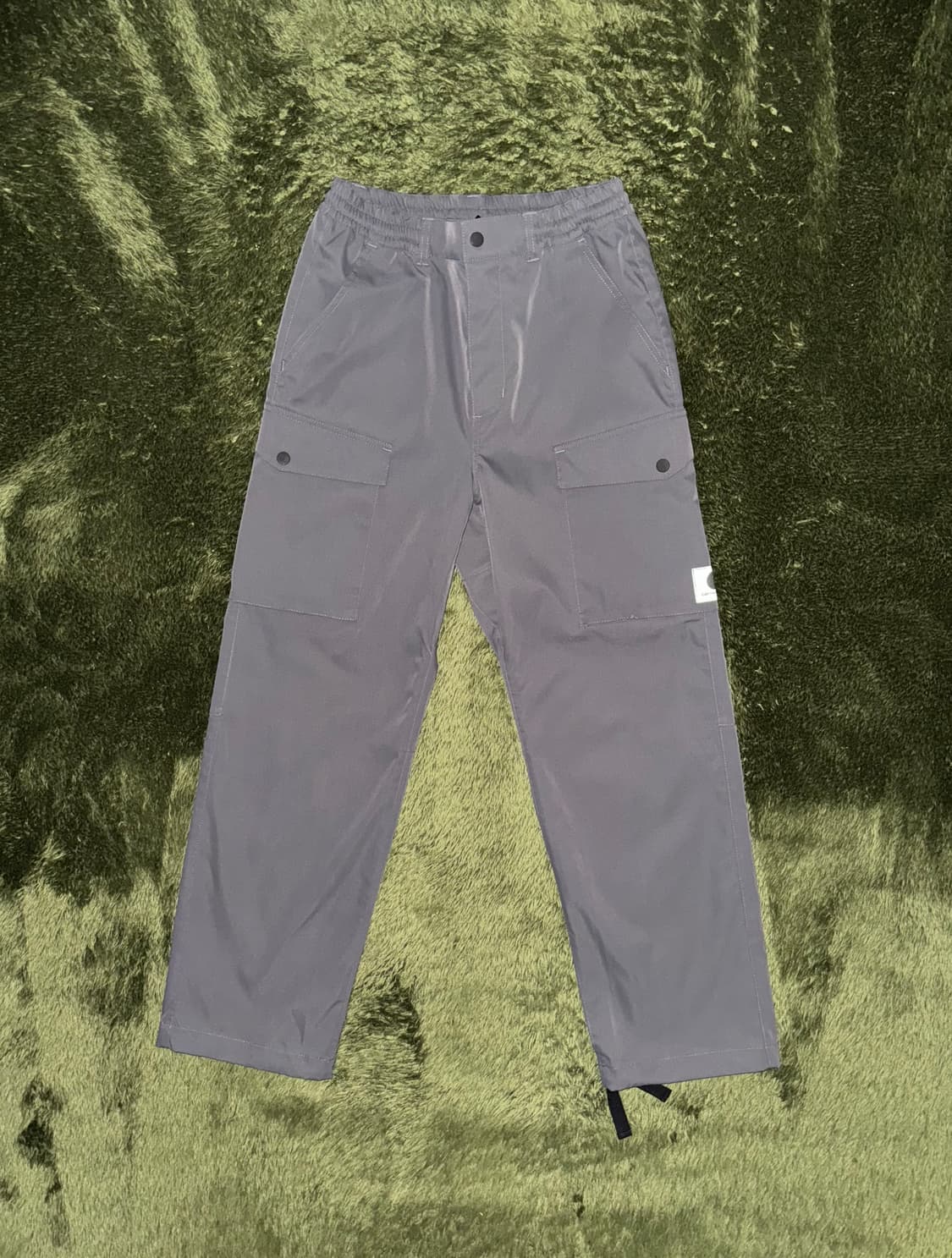 [S] 칼하트 WIP 리플렉티브 로고 카고 발토 팬츠 그레이 상품이미지1