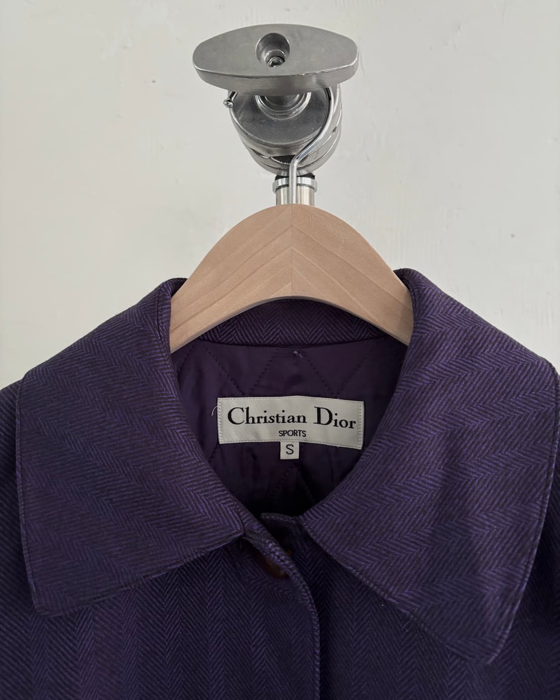 크리스챤 디올 스포츠 90‘s 퍼플 울 헤링턴 자켓 상품이미지3