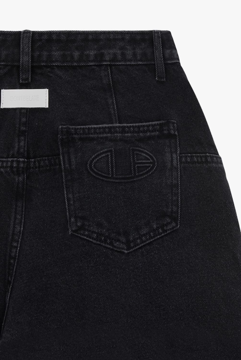 돈비레잇 투턱 와이드데님 흑청 xs 상품이미지6