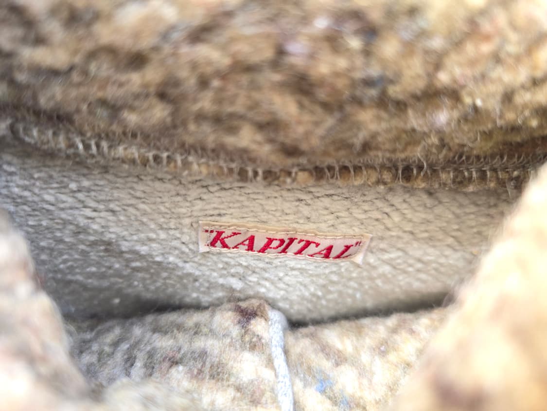 캐피탈 가죽 엘보우 후드티 (made in japan) 상품이미지4