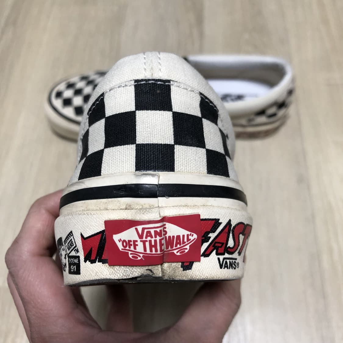 (260) 반스 VANS 애너하임 X 패스트 타임 체커보드 슬립온 상품이미지3