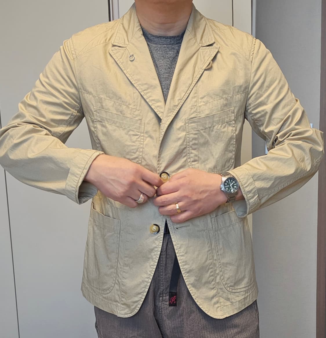 엔지니어드가먼츠  베드포드 자켓 베이지 M 상품이미지1