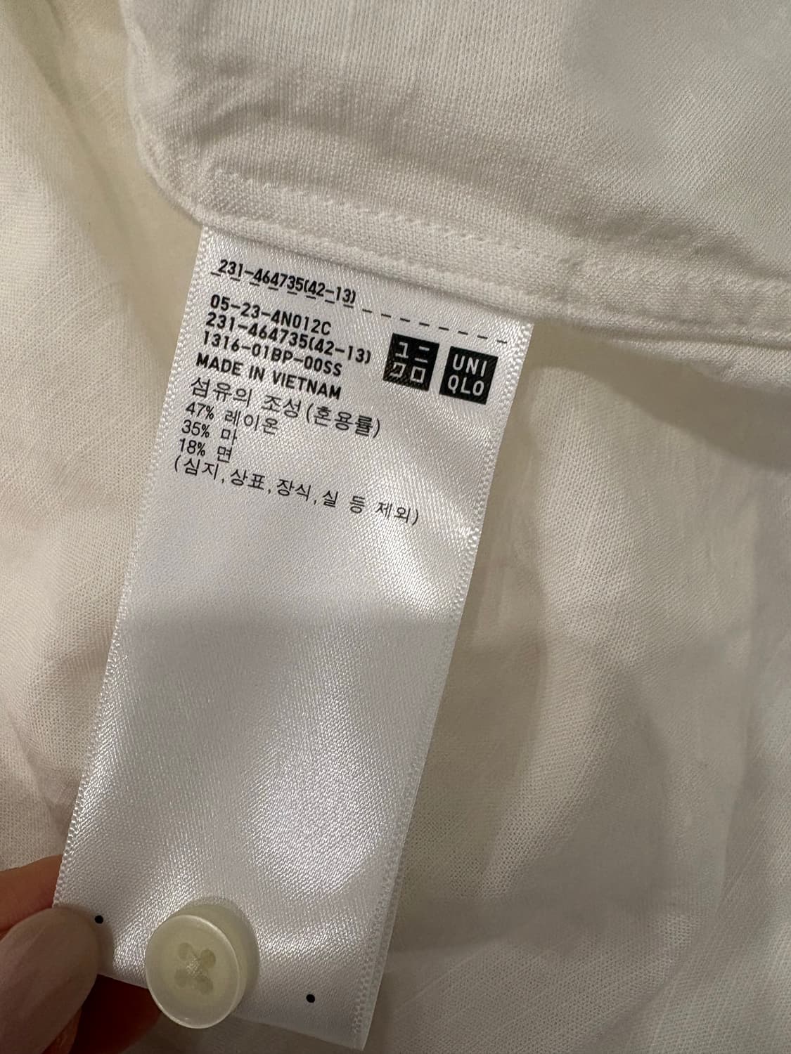 uniqlo linen shirt 상품이미지5
