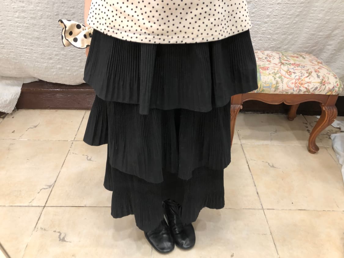 triple layer pleated skirt 상품이미지1
