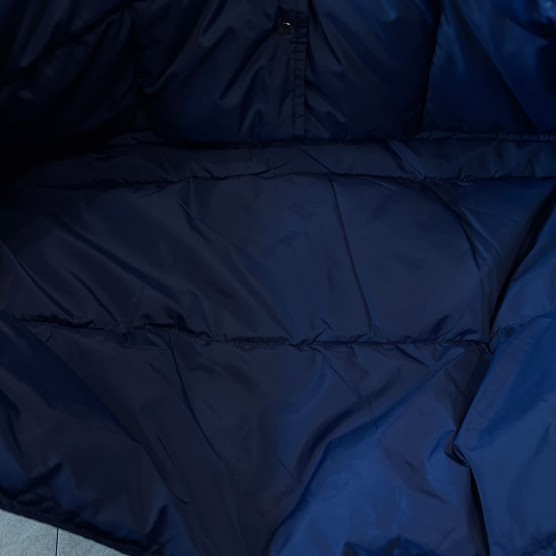 90s L.L.bean 90년대 미국 생산 엘엘빈 블루 덕다운 패딩 조끼 상품이미지7