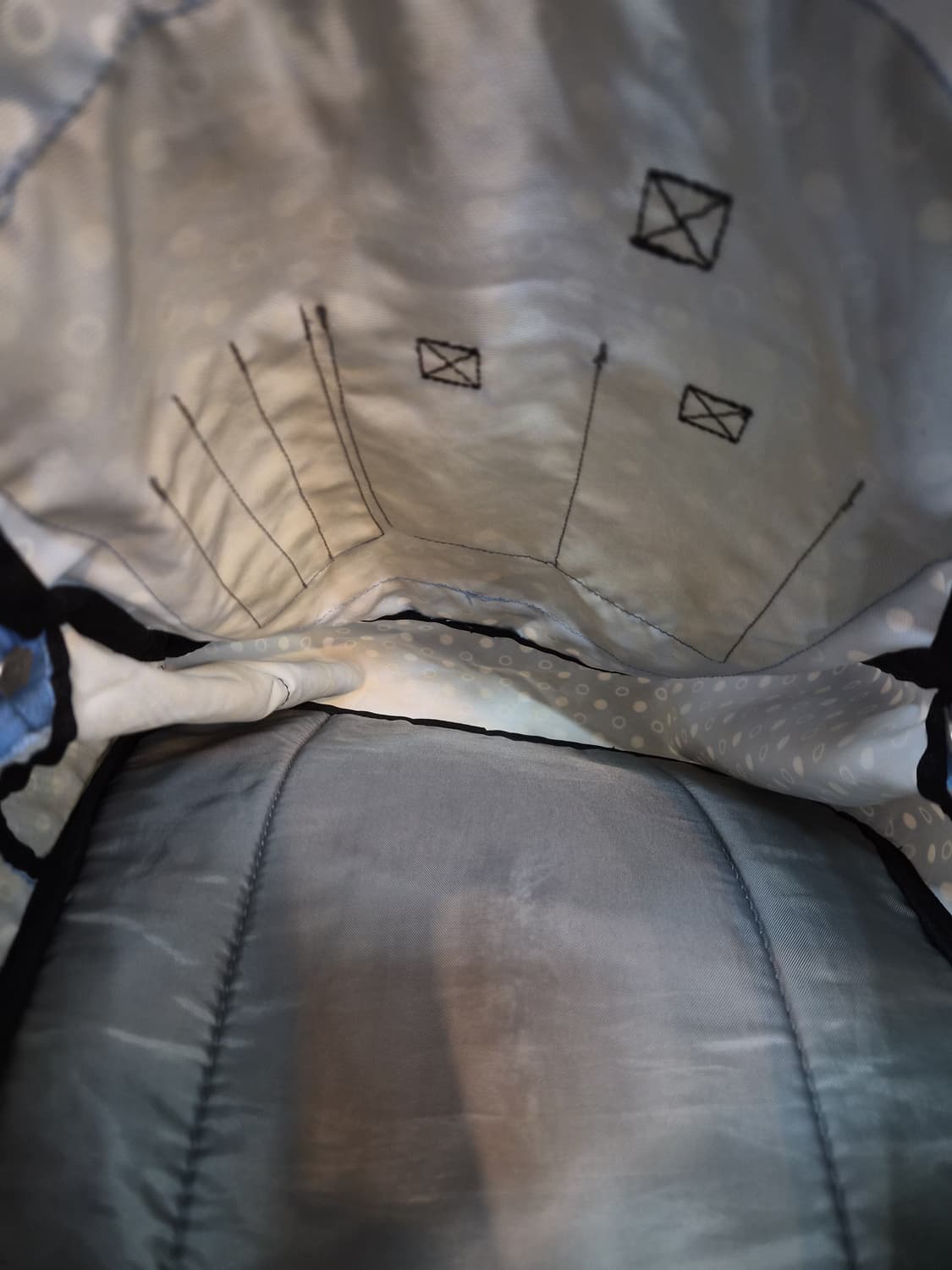 Y2K 잔스포츠 도트 백팩 / 파스텔 블루/희귀 도트 잔스포츠 백팩” 상품이미지7