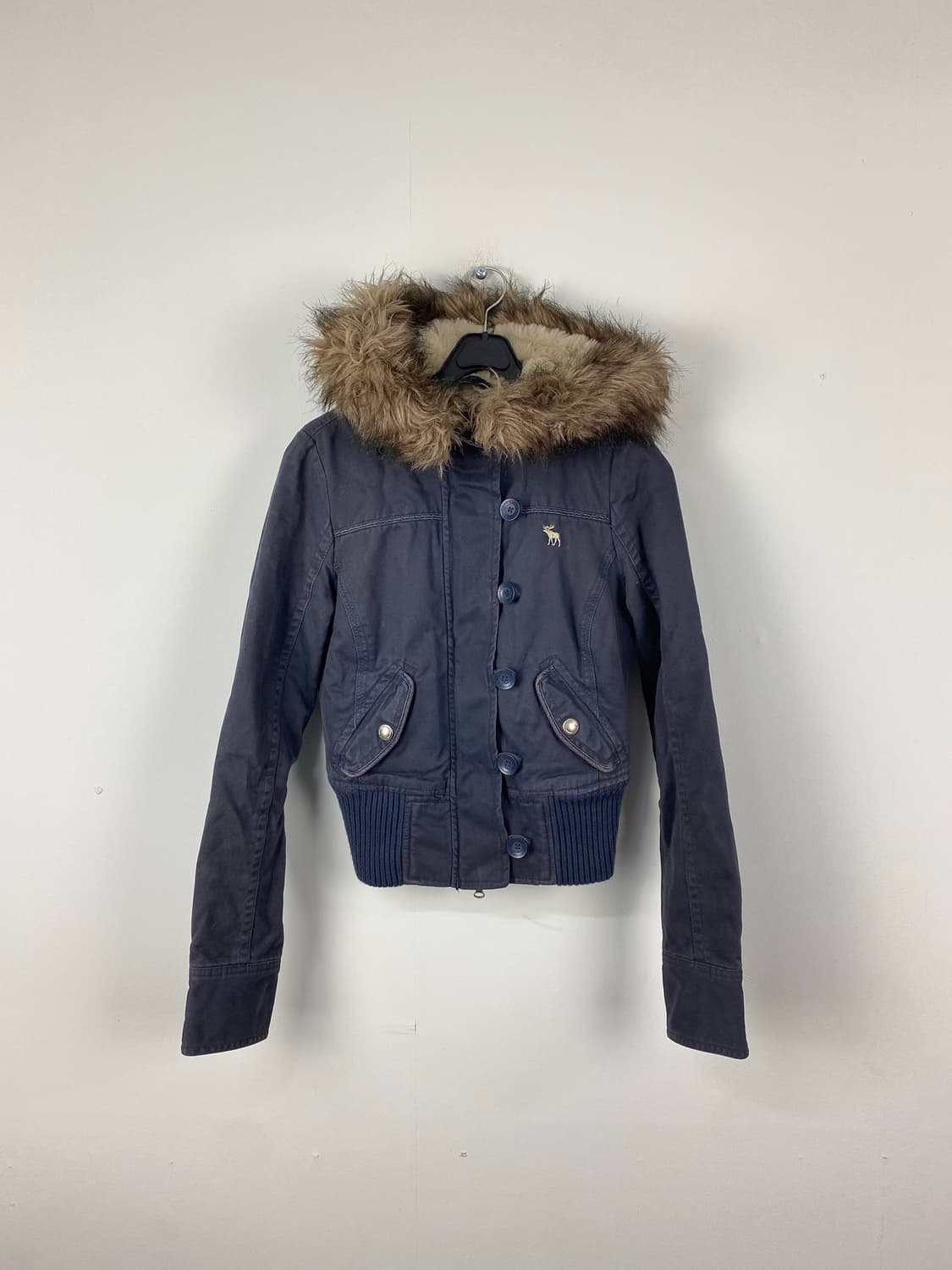 아베크롬비 울프죠 퍼 후드 자켓 M  상품이미지1