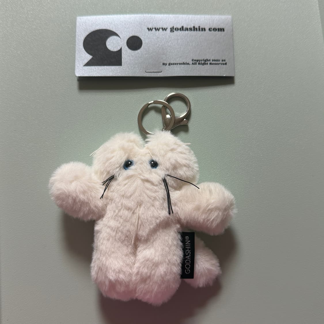 [새상품] 고다신 키링 화이트  상품이미지1