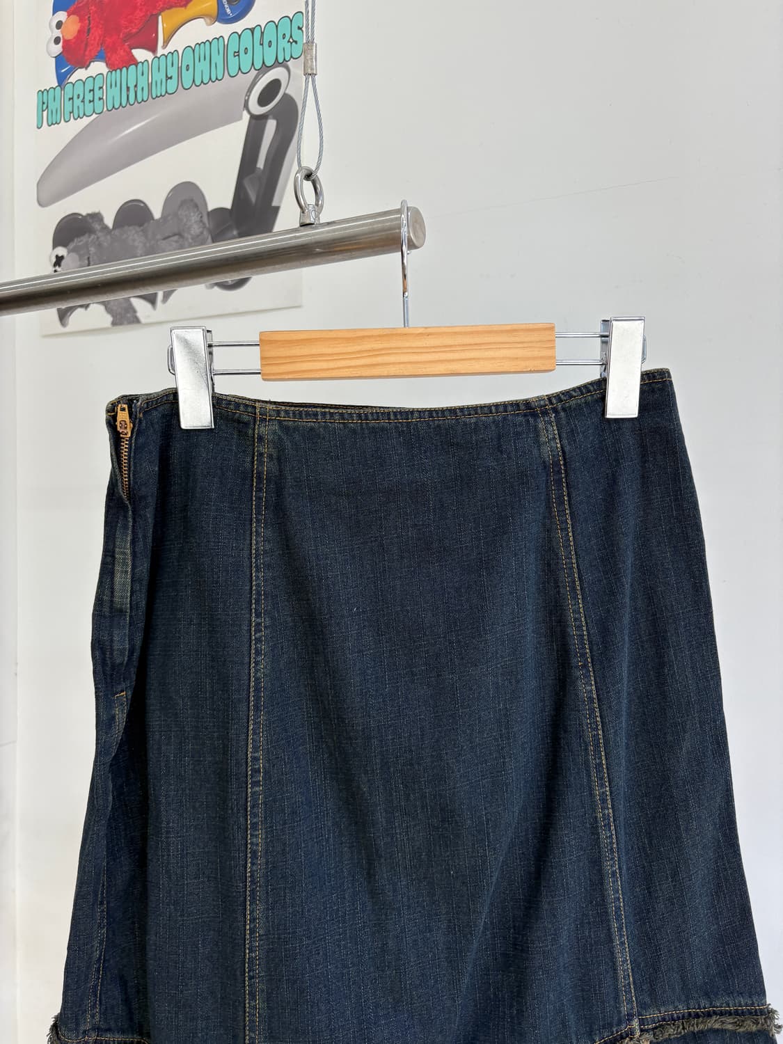 ATTENTION MESSAGE 데님스커트 상품이미지2