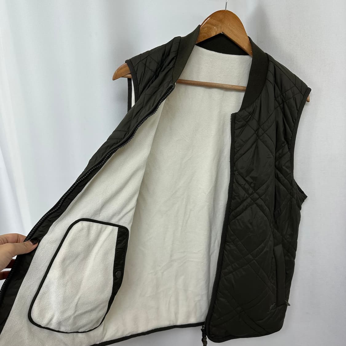   코오롱 남자 패딩조끼 기모 100   WT 상품이미지7