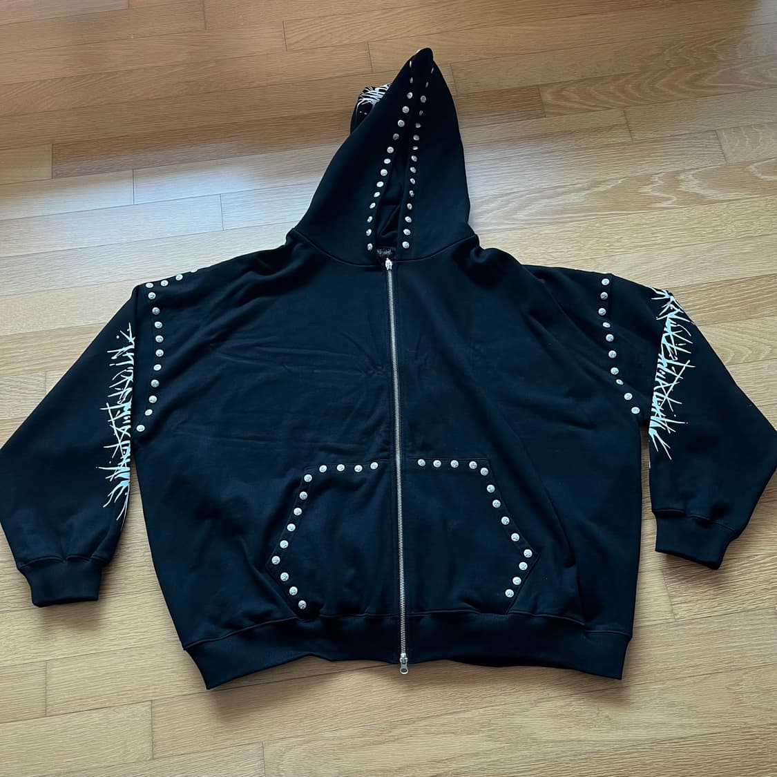 왓더파티 후드집업 새상품 판매 상품이미지3