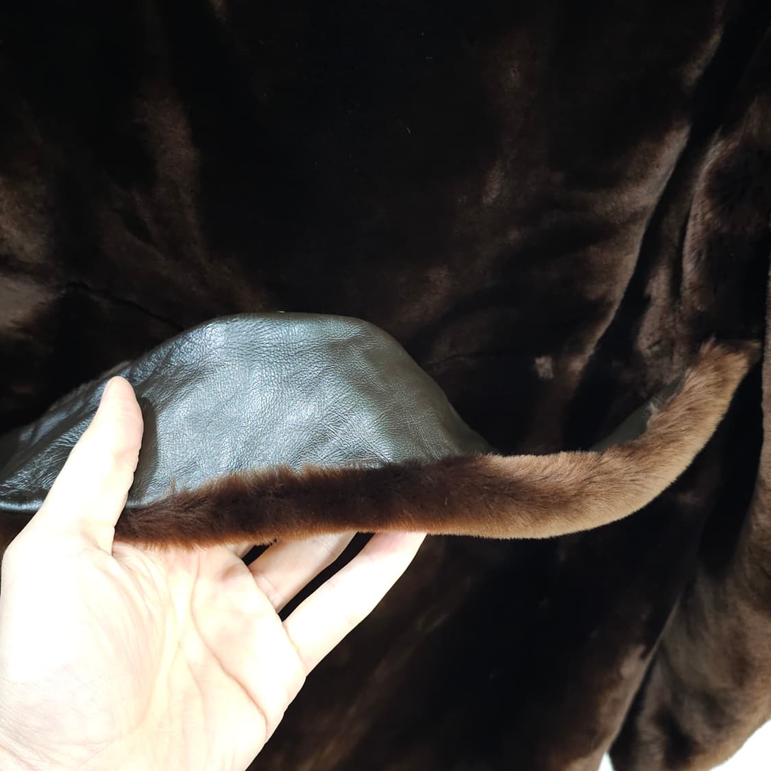 헝가리 빈티지 리얼 무톤 코트- 46사이즈 상품이미지7