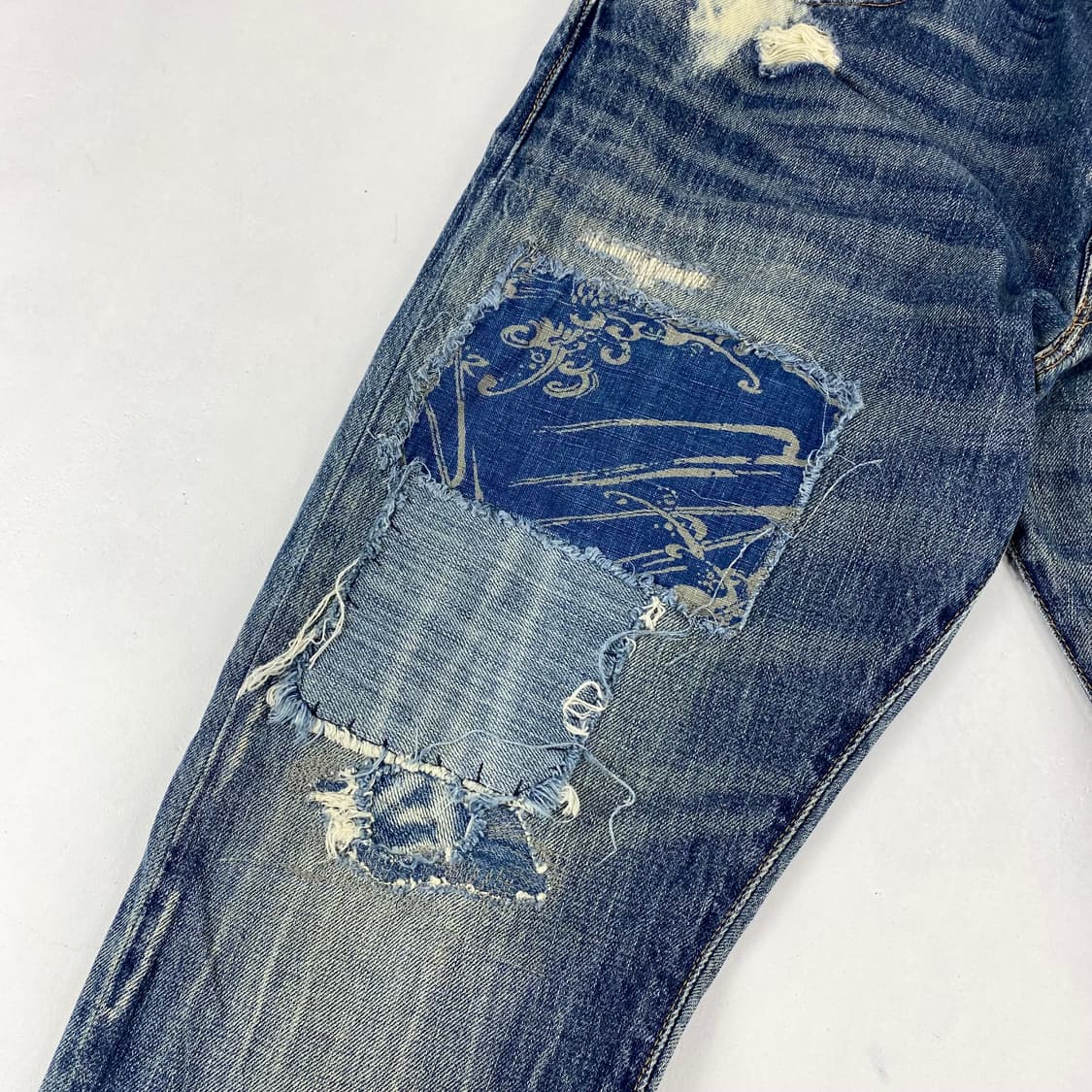 폴로 설리번 패치워크 리페어드 데님 진(34) 상품이미지3